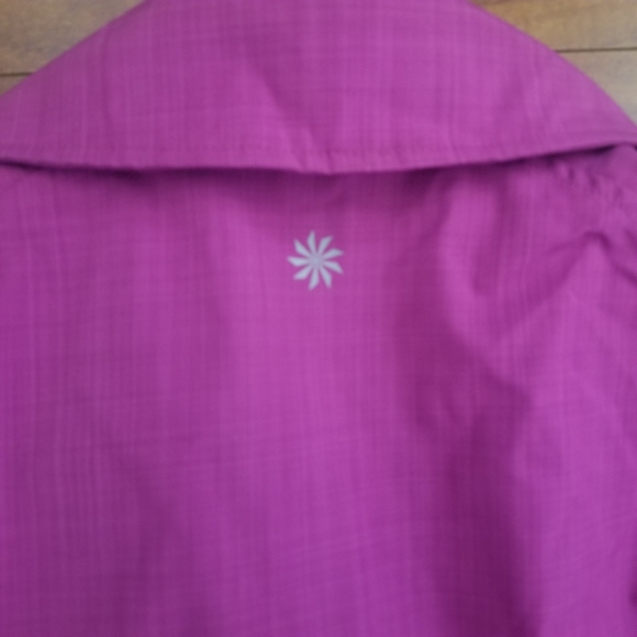 ATHLETA Commuter Moto Asymmetrical Lined Jacket Orchid 872384 Size S - Picture 7 of 16